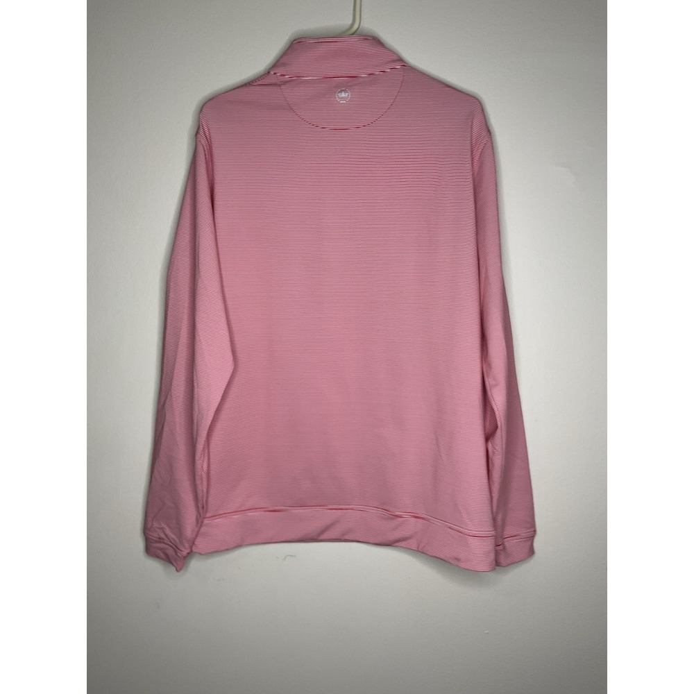 Peter Millar Quarter Zip‎ Performance Red White S… - image 9